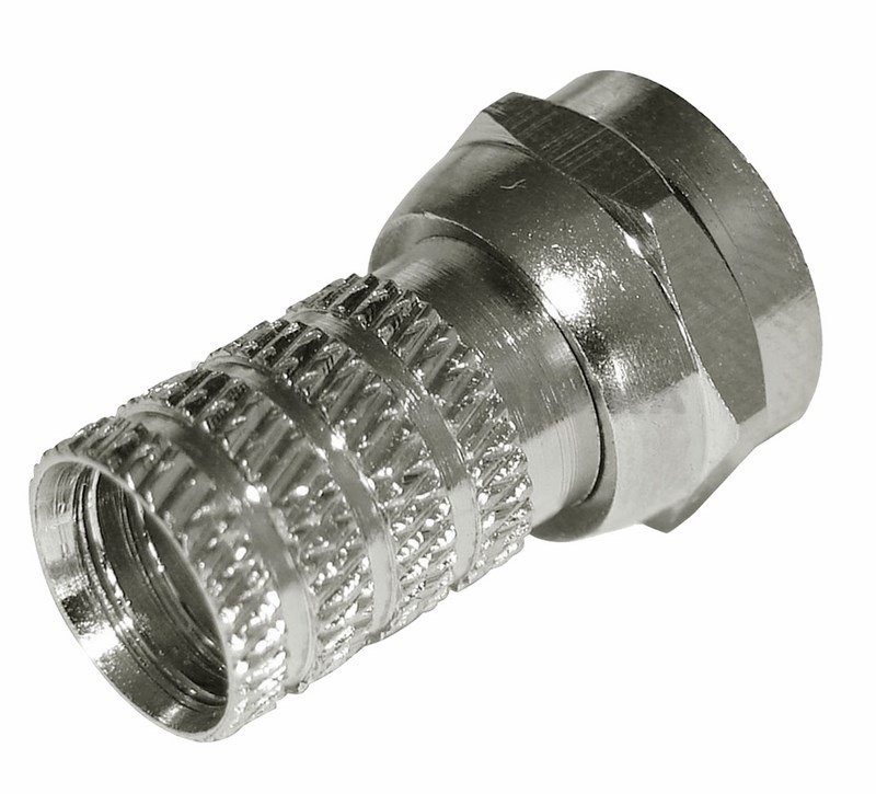 F-разъем RG-6,  L=19 мм,  цинк (AB)  PROconnect (20шт в пакете) ВЫПИС по 20шт 05-4003-4   в Муроме