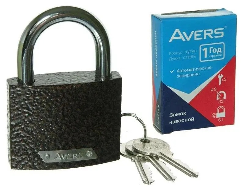 Замок навесной Avers PD-01-50 (008775)  в Муроме
