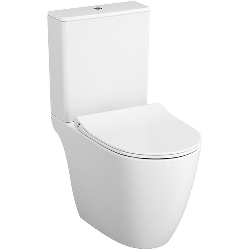 Унитаз-компакт Vitra Sento безободковый сиденье м/лифт 9830В003-7204  в Муроме