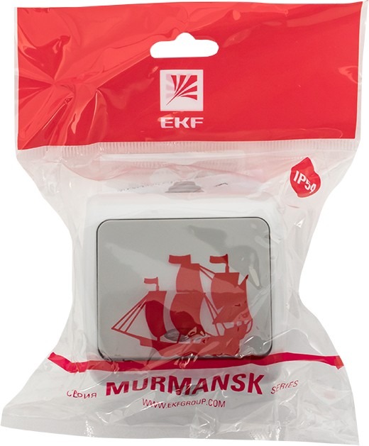 Мурманск Выключатель 1 -кл. с инд. 10А IP54 сер.EKF  в Муроме