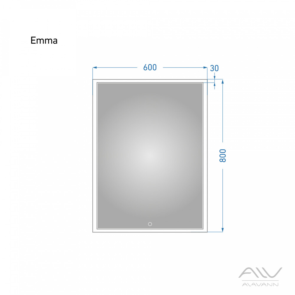 Зеркало EMMA 60 р-р: Alavann  в Муроме