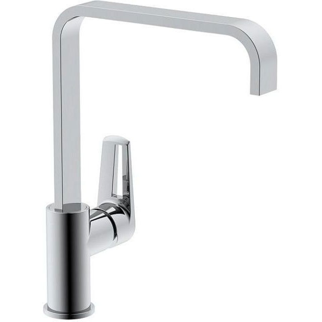 *Смеситель для кухни высокий, хром Aquanet Logic (216766) AF320-41C  в Муроме