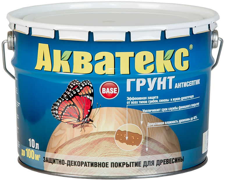 Акватекс-ГРУНТ 9л (антисептик)   1/55  в Муроме