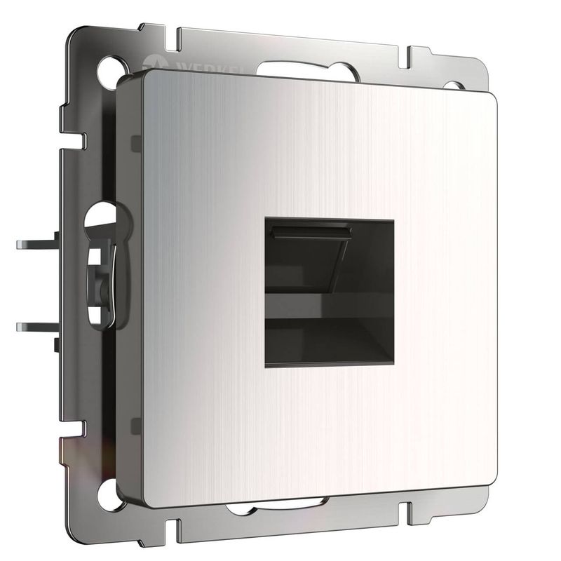 Розетка Ethernet RJ-45 (глянцевый никель) W1181002  в Муроме