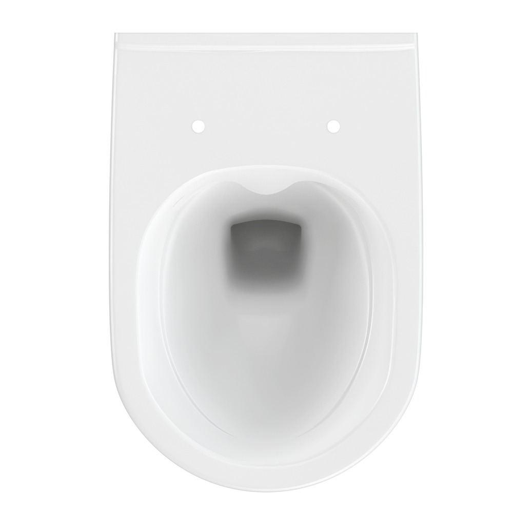 Унитаз подвесной: CITY NEW CLEAN ON с кр.дюр.slim, lift, e-off, белый  в Муроме