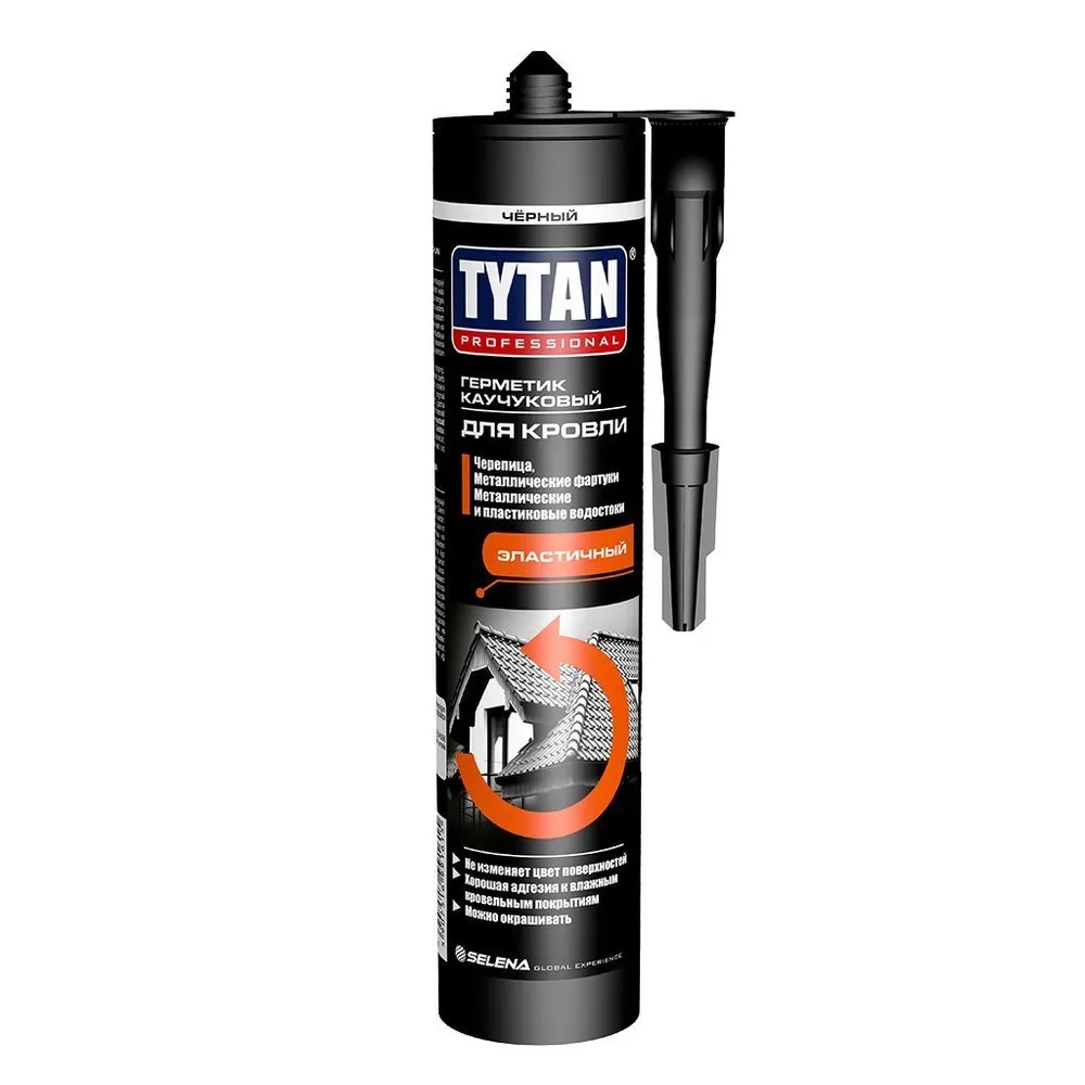 Tytan Professional герметик каучуковый для кровли черный 310 мл 1615 / 9075  в Муроме