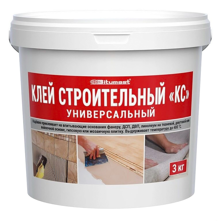 Клей строительный КС 3 кг Bitumast /6  в Муроме