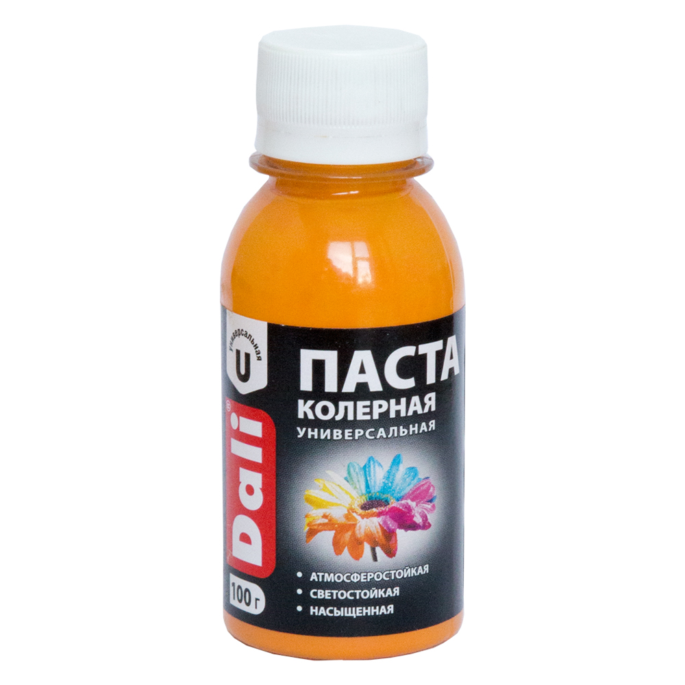 Паста "DALI" колерная  0,1 кг оранжевый 1/8  в Муроме