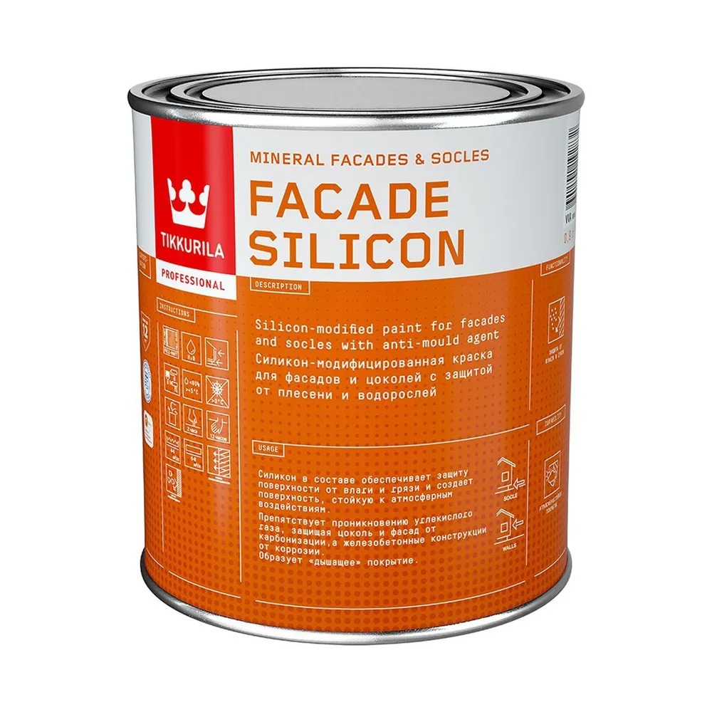 FACADE SILICON  С Краска фасадная гл/мат  0,9 л /6  в Муроме