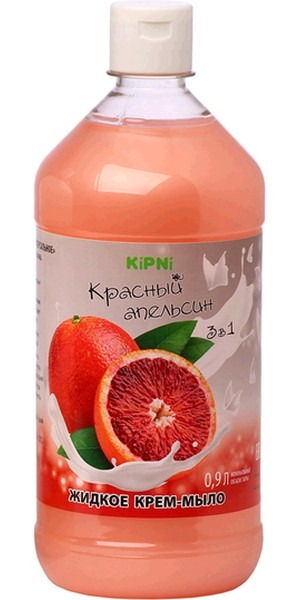 Жидкое крем-мыло Kipni Красный Апельсин, 0,9 л  в Муроме