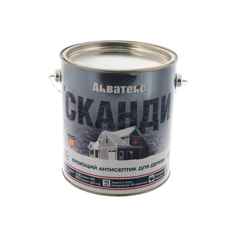 Акватекс СКАНДИ антисептик д/ дерева   2,5 л фьорд  /4  в Муроме