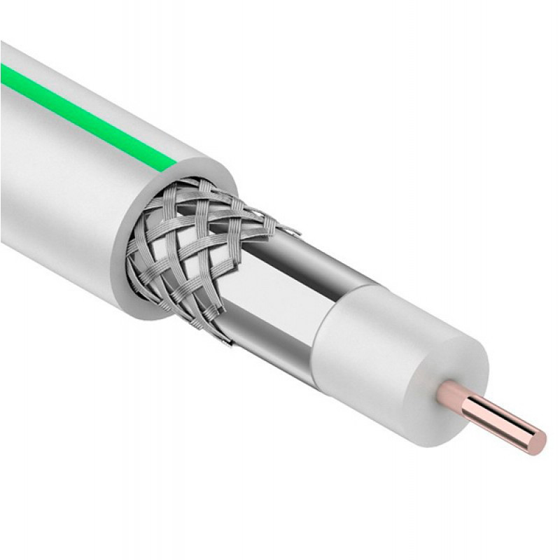 Кабель коаксиальный PROconnect SAT 703 B, CCS/Al/Al, 75%, 75 Ом, бухта 100 м, белый 01-2431-2   в Муроме