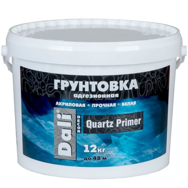 Грунтовка ДАЛИ-Декор QUARTZ PRIMER адгезионная белая 12 кг    1/44  в Муроме