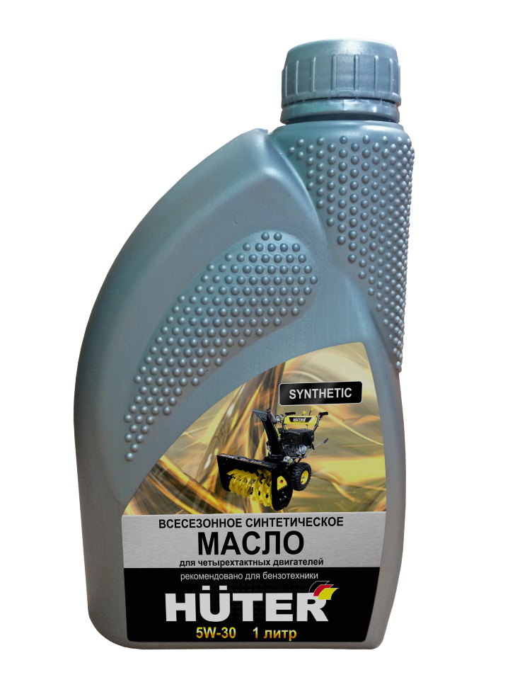 Масло моторное 5W-30 синтетическое для четырёхтактных двигателей, для техники Huter, 1л. 73/8/1/2  в Муроме