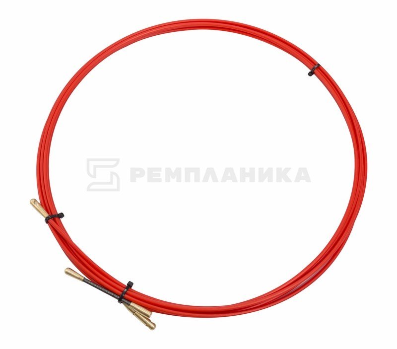 47-1005 Протяжка кабельная (мини УЗК в бухте), стеклопруток, d=3,5мм, 5м КРАСНАЯ  в Муроме
