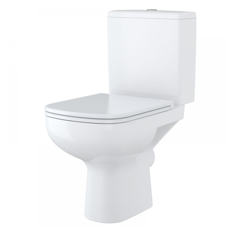 Компакт COLOUR CLEAN ON 011 3/5 Cersanit с кр. дюроп., lifting, easy-off, белый,  в Муроме