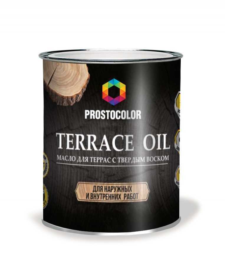 Масло д/ Террас PROSTOCOLOR (бруно)  0,75 л  /6  в Муроме