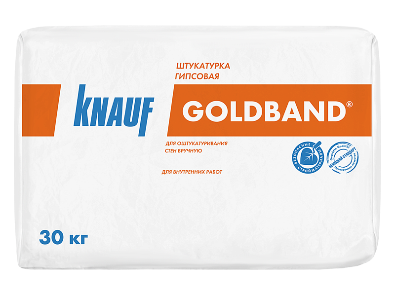 Штукатурка гипсовая теплоизоляционная Knauf  Гольдбанд 30кг  в Муроме
