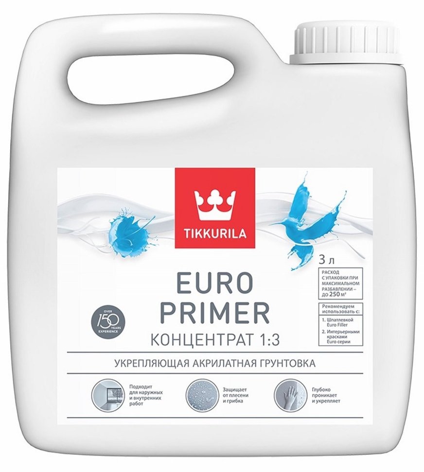 EURO PRIMER грунтовка   3 л /1  в Муроме