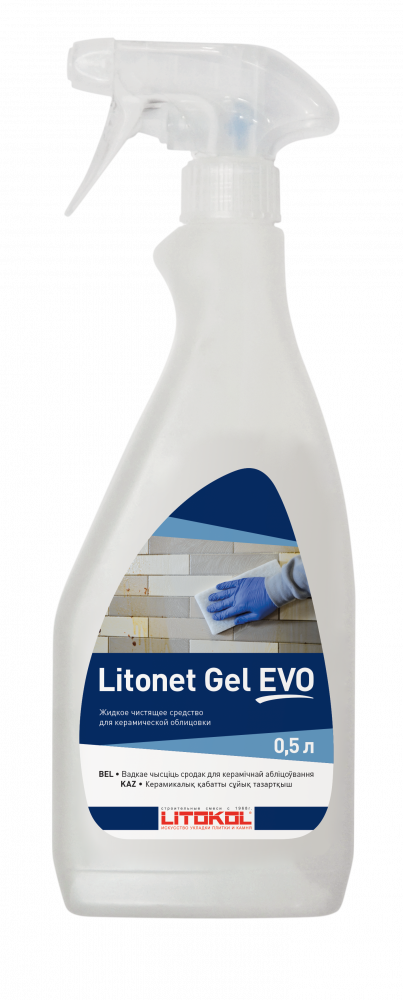 ЛИТОНЕТ ГЕЛЬ ЭВО / LITONET GEL EVO моющее средство для плитки 0,5 л  в Муроме