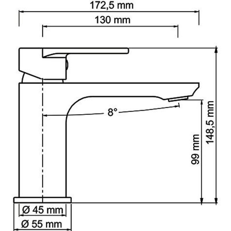 Elbe 7403 Смеситель для умывальника  в Муроме