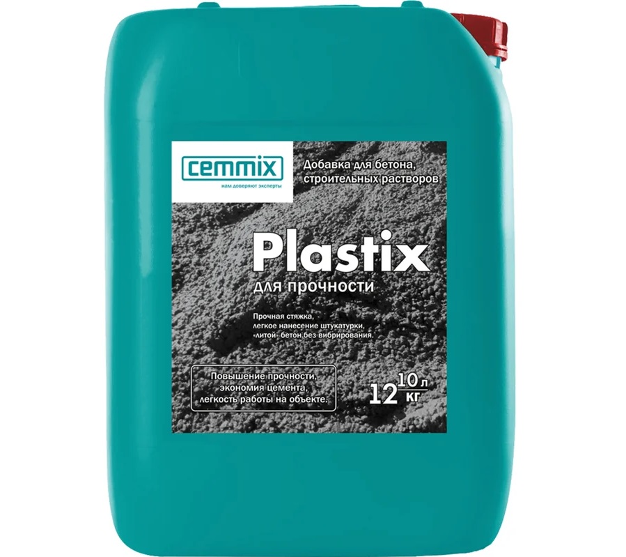 Пластификатор  "PLASTIX"  10 л  "CEMMIX" ЗАКАЗЫВАТЬ С ПРОМА  в Муроме