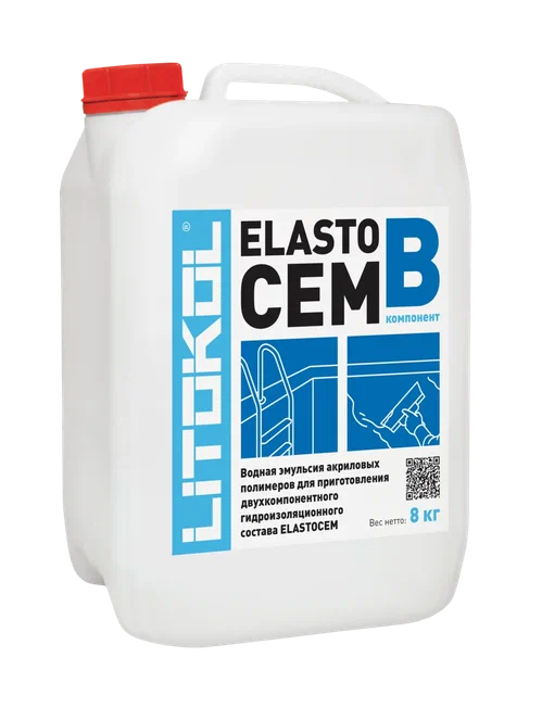 ЭЛАСТОЧЕМ / ELASTOCEM В -добавка к гидроизол 8кг  в Муроме