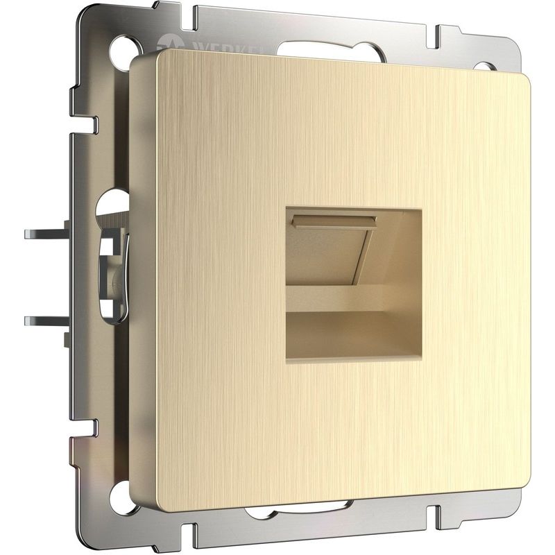 Розетка Ethernet RJ-45 (шампань рифленый) W1181010  в Муроме
